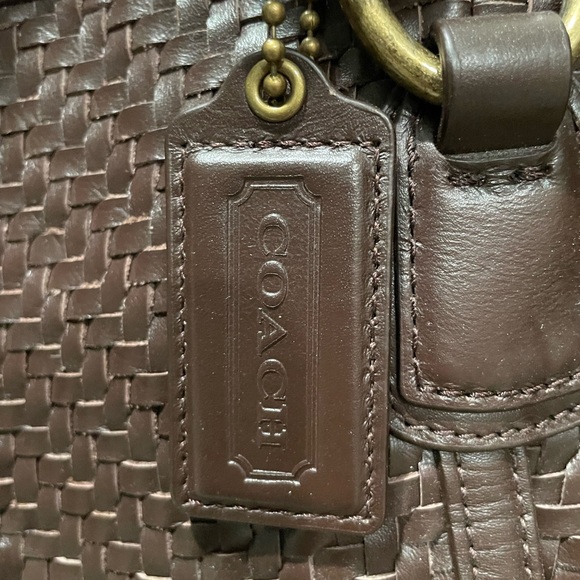 Coach Kristin leather woven bag - Picture 3 of 5